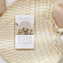 Oh Baby Safari Animals Boho Baby Shower bokar Tilläggskort