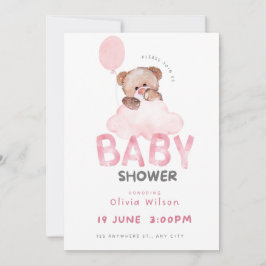Oh Baby Shower Celebration Design Inbjudningar