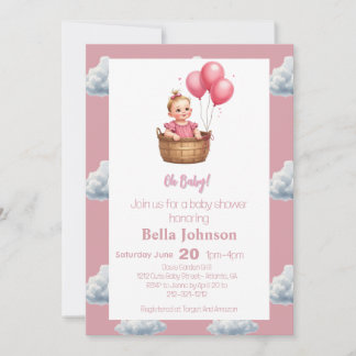 Oh Baby Shower  Inbjudningar