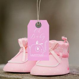 Oh Baby Shower Presentetikett