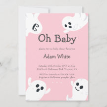 Oh Baby Spooky Ghost Halloween Fall Baby Shower