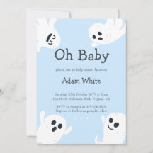 Oh Baby Spooky Ghost Halloween Fall Baby Shower