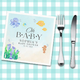 Oh Baby Under Sea Baby Shower Pappersservett