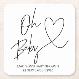 Oh Baby Underlägg Unisex babyskejordsaren Decor