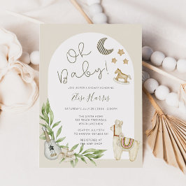 Oh Baby Vintage Leksaker Kön Neutral Baby Shower Inbjudningar
