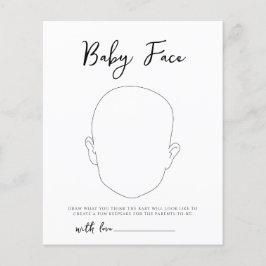 Oh Baby Woodland Baby Ansikte Game Baby Shower