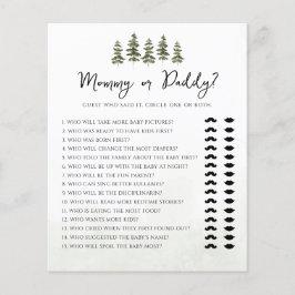 Oh Baby Woodland Mamma eller pappa Baby Shower Gam