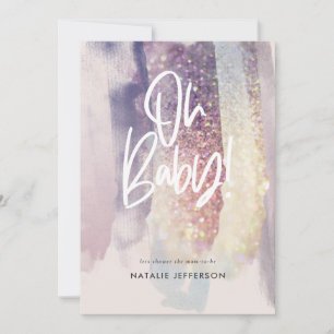 oh babydusch party glitter gnistra-klass