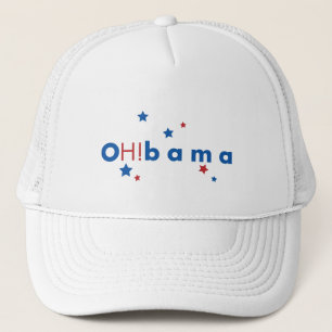 OH! bama - blått & röda stjärnor Truckerkeps