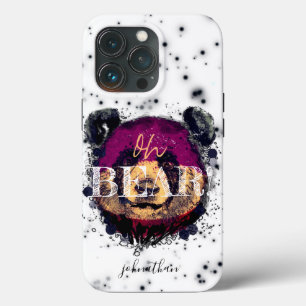 ’OH BEAR’   Lustigt Coola Panda Monogram