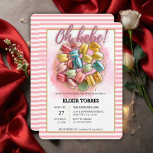 Oh bebe Fransk Patisserie Baby Shower 