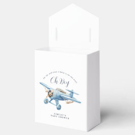 Oh Boy! Adventure Awaits Airplane Boy Baby Shower Presentaskar