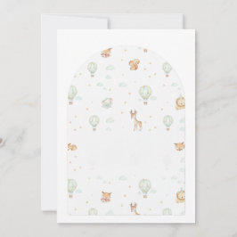 Oh Boy! Adventure Begins Arched Baby Shower Invita Inbjudningar