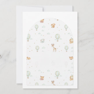 Oh Boy! Adventure Begins Arched Baby Shower Invita Inbjudningar