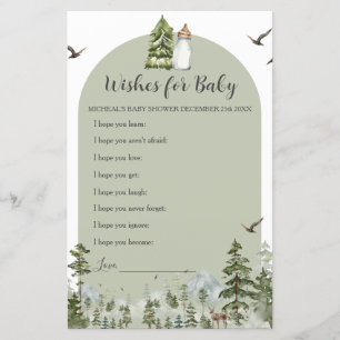 Oh Boy Äventyr Gräs Forest Önskemål för Baby