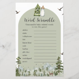 Oh Boy Äventyr Gräs Forest Ord Scramble Game