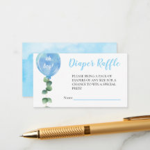 Oh Boy balloon greenery eucalyptus babydusch