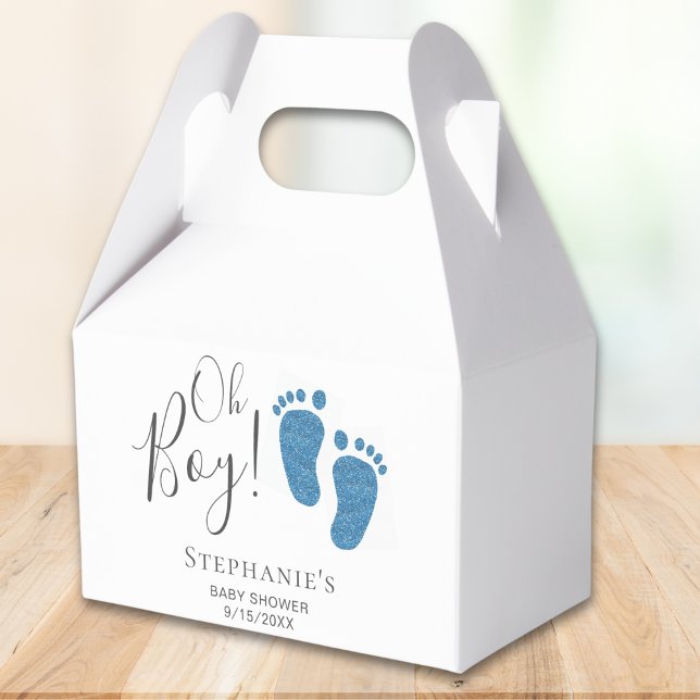 Oh Boy Blue Feet Baby Shower Presentaskar (Skapare uppladdad)