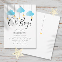 Oh Boy Blue Twinkle Twinkle Baby Shower | Sprinkle
