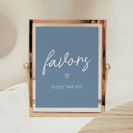 Oh Boy Boho minimalist Baby Shower Favors Poster