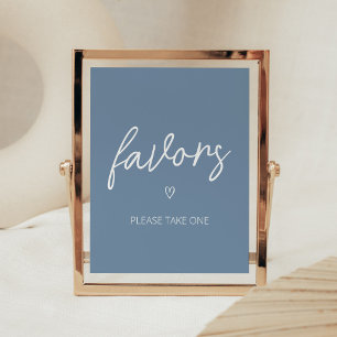Oh Boy Boho minimalist Baby Shower Favors Poster