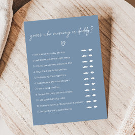 Oh Boy Boho Minimalist Baby Shower Guess Game