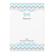 OH BOY Bow Tie Boy Shower tackkort