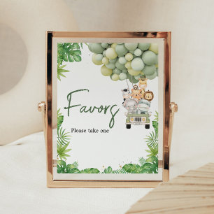 Oh Boy Jungle Safari Baby Shower Favors Skylt