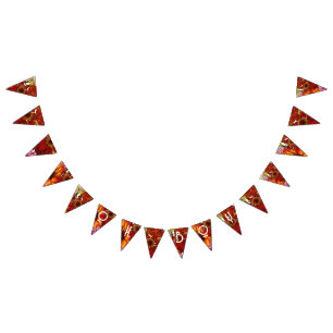 Oh,Boy!- konstnärer designade bunting banner Vimplar