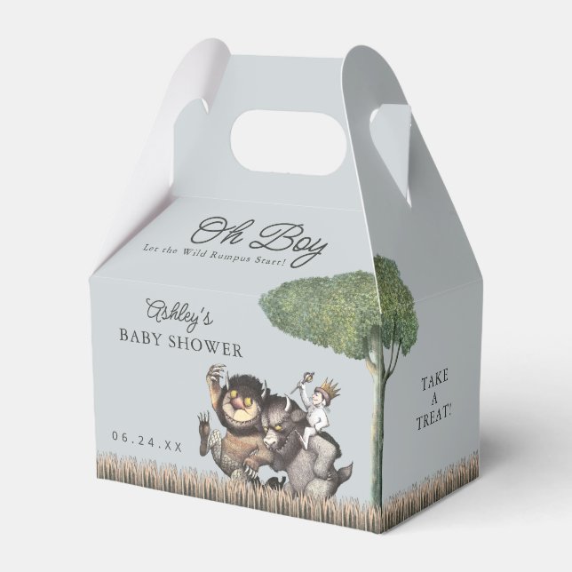 Oh Boy! Let the Wild Rumpus Start | Baby Shower Presentaskar (Framsidan Sidan)