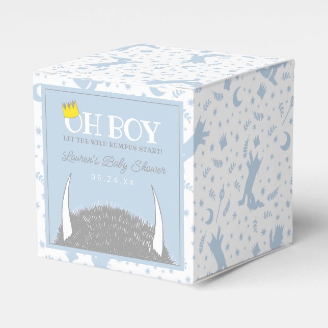 Oh Boy | Let the Wild Rumpus Start Baby Shower Presentaskar (Framsidan Sidan)