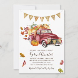 Oh Boy Little Pumpkin Fall Baby Shower-inbjudan Inbjudningar