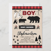 Oh Boy Lumberjack Baby Shower
