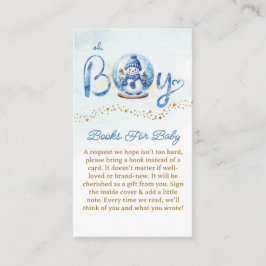 Oh Boy Theme Bokar for Baby Request Cards Tilläggskort
