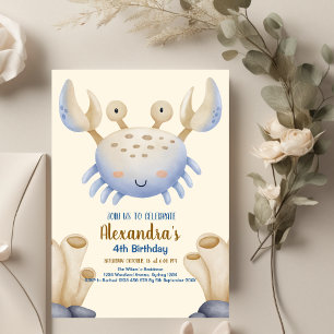 Oh Boy under Sea Birthday Inbjudningar
