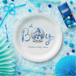 Oh Boy Winter Theme Baby Shower