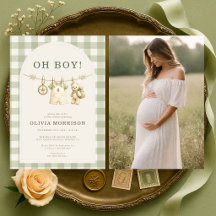 Oh Boy Woodlands Foto Baby Shower