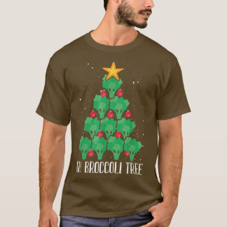 Oh Broccoli Träd Vegetarian Julafton Vegan Merry C T Shirt