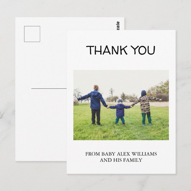 OH BROTHER! DET FINNS EN ANNAN? Baby Photo Birth Vykort (Fram/baksida)