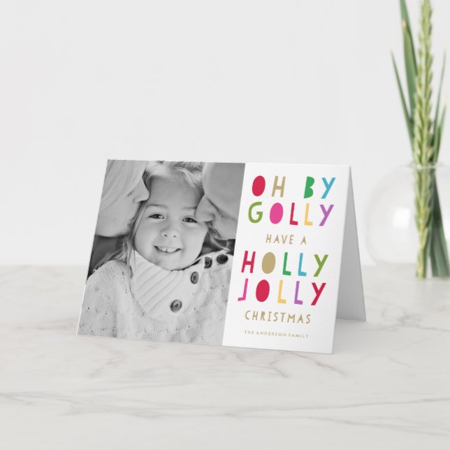 Oh By Golly | Helgdag-fotokort Helgkort (Framsida)