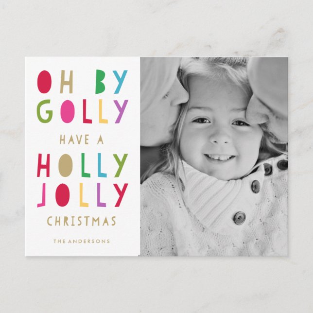 Oh By Golly | Helgdag vykort (Framsida)