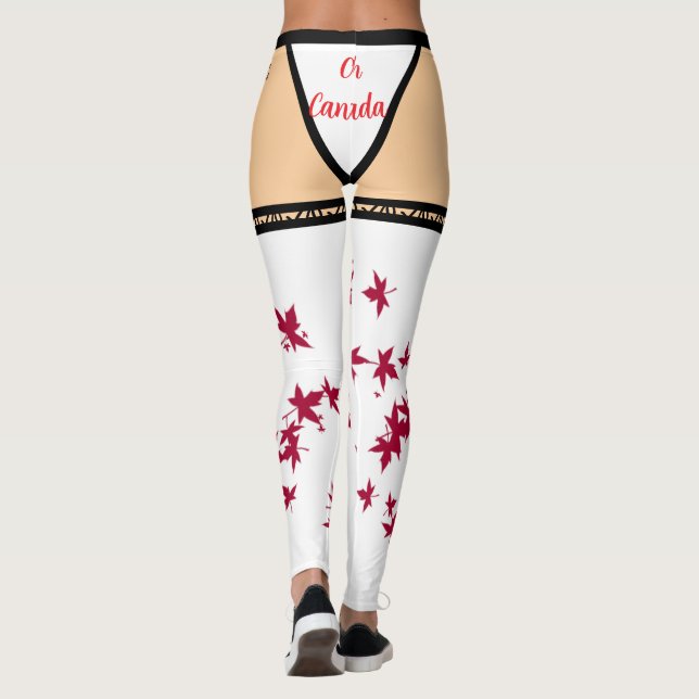 Oh Canada Illusion Leggings (Baksida)