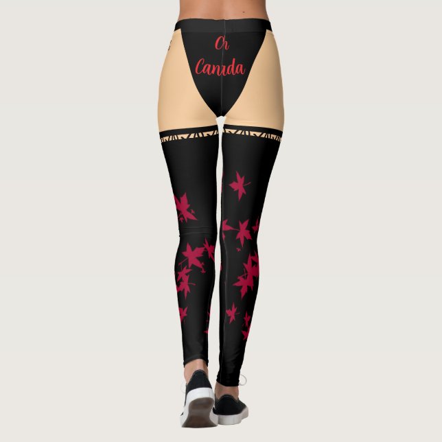 Oh Canada Illusion Leggings (Baksida)