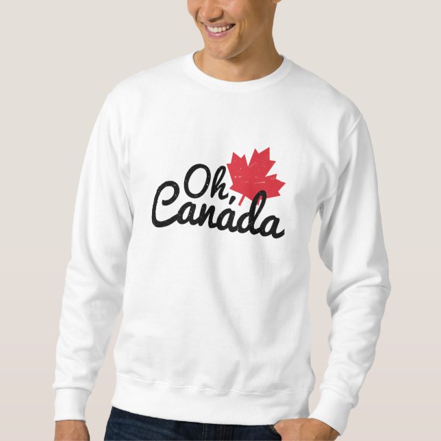 Oh Canada Oh Canada Lång Ärmad Tröja (Framsida)