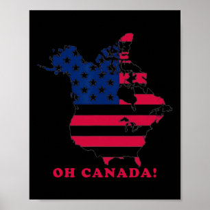 Oh Canada The 51 State Trump Oh Canada 2025 Poster