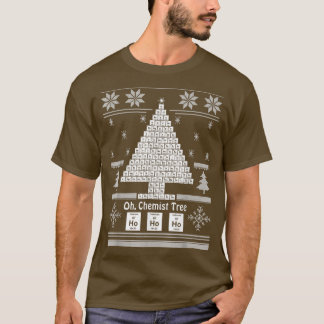 Oh Chemist Träd Chemistree Chemistry Science Chris T Shirt
