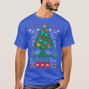 Oh Chemist Träd God jul Chemistree Scienti T Shirt
