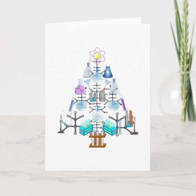 Oh Chemist Träd, Oh Julgran Helgkort (Framsida)