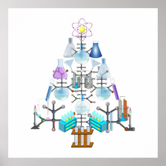 Oh Chemist Träd, Oh Julgran Poster
