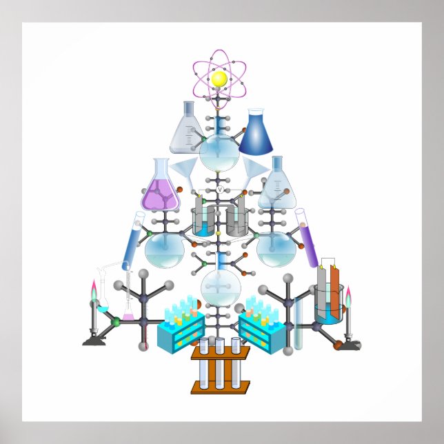 Oh Chemist Träd, Oh Julgran Poster (Framsidan)
